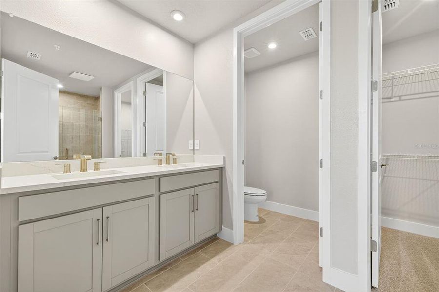 Furnished interior view inside a new home in Wellen Park, Venice (Image 12).