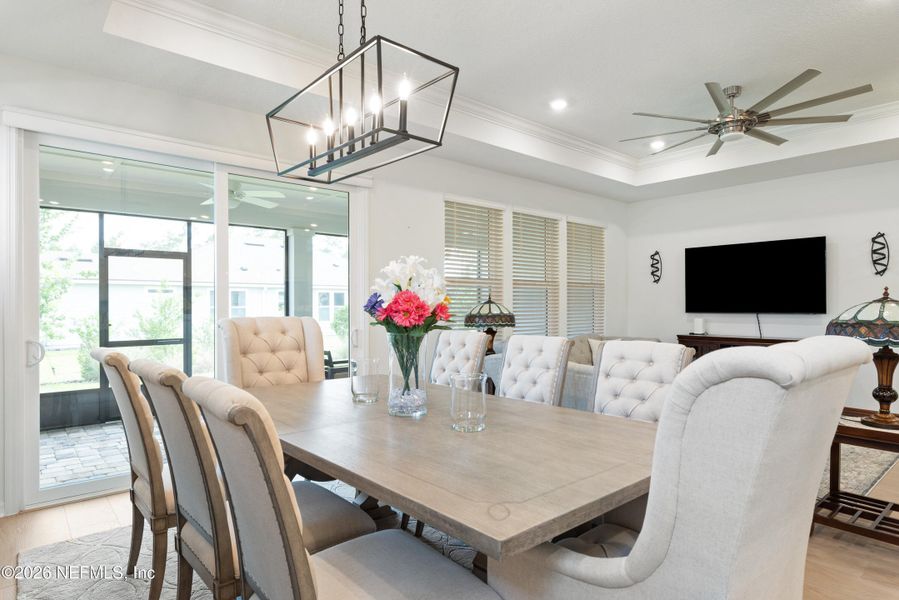 Furnished interior view inside a new home in Del Webb Nocatee, Ponte Vedra (Image 6).