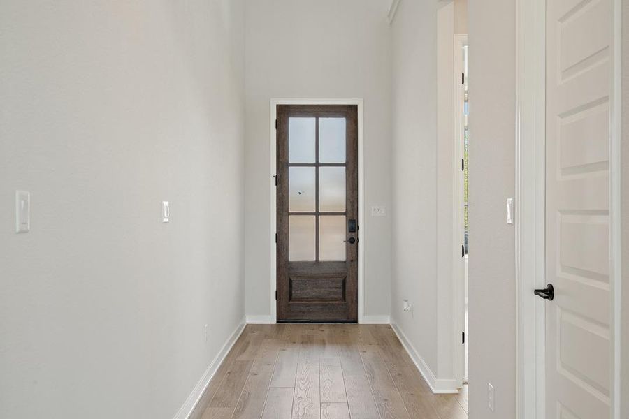 Spacious, unfurnished interior of a new home in Park Collection at Lariat, Liberty Hill (Image 27). Spacious, unfurnished interior of a new home in Park Collection at Lariat, Liberty Hill (Image 27).