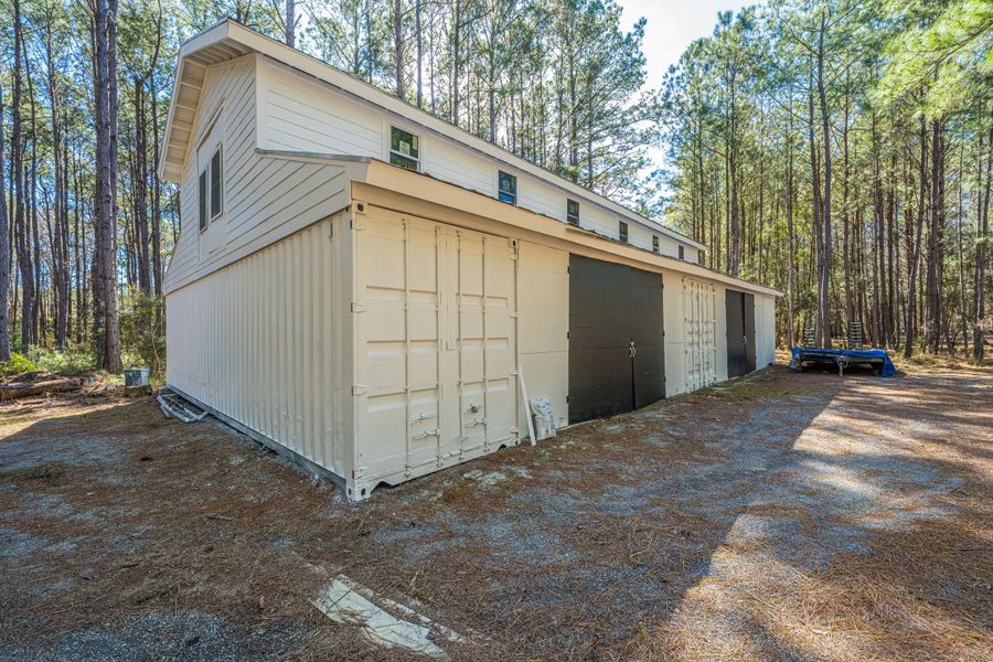 Exterior details and patio area of a home in , Johns Island (Image 27). Exterior details and patio area of a home in , Johns Island (Image 27).