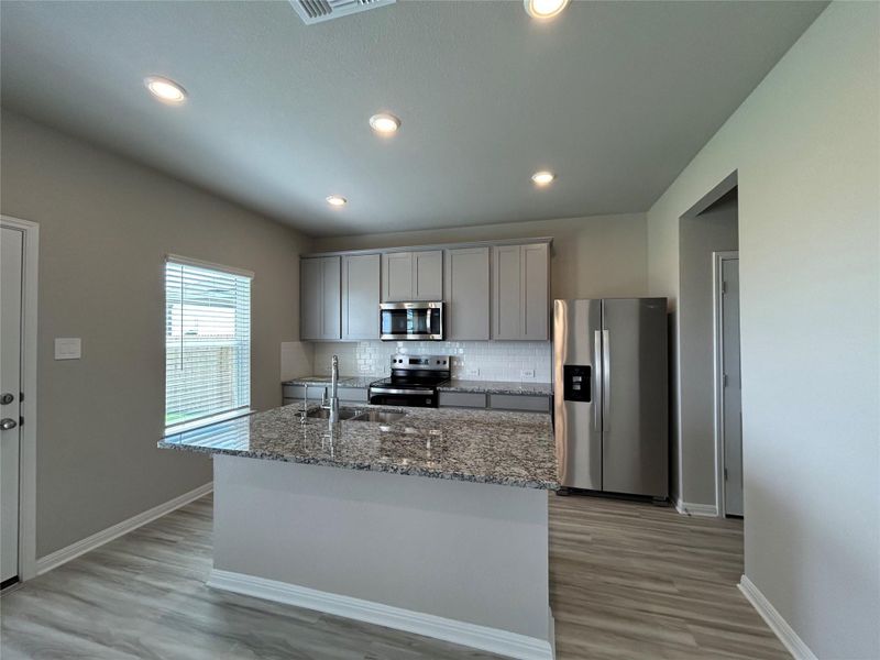 Furnished interior view inside a new home in Eastern Wells, Jarrell (Image 8). Furnished interior view inside a new home in Eastern Wells, Jarrell (Image 8).