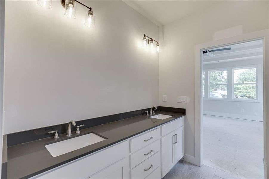 Furnished interior view inside a new home in , Buford (Image 9).