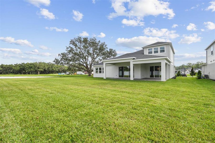 Exterior details and patio area of a home in Solace at Corner Lake, Orlando (Image 32).