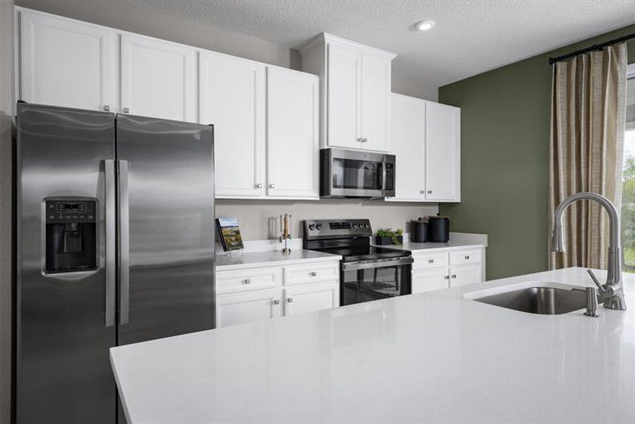 Representative furnished interior of a home built from the Mayshore Exterior by Ryan Homes in Kendall Pointe, Melbourne (Image 3).