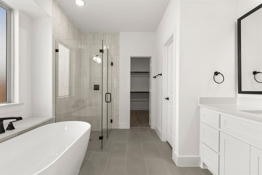 Furnished interior view inside a new home in Valencia on The Lake, Little Elm (Image 15).