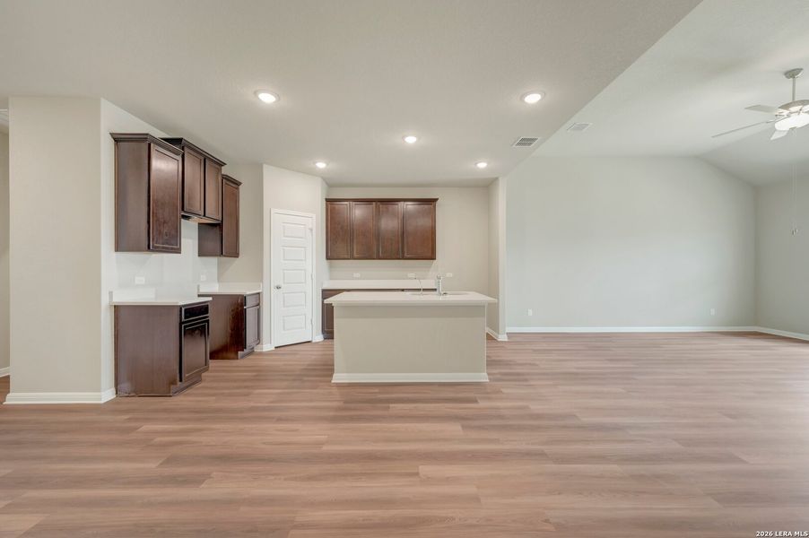 Furnished interior view inside a new home in Mesquite Ridge, San Antonio (Image 7). Furnished interior view inside a new home in Mesquite Ridge, San Antonio (Image 7).
