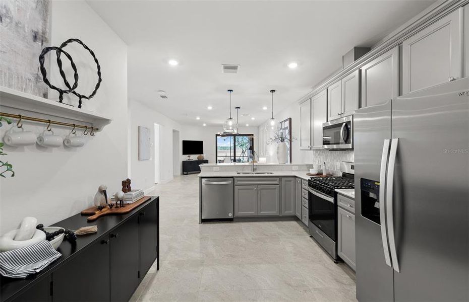 Furnished interior view inside a new home in , Lakewood Ranch (Image 9).