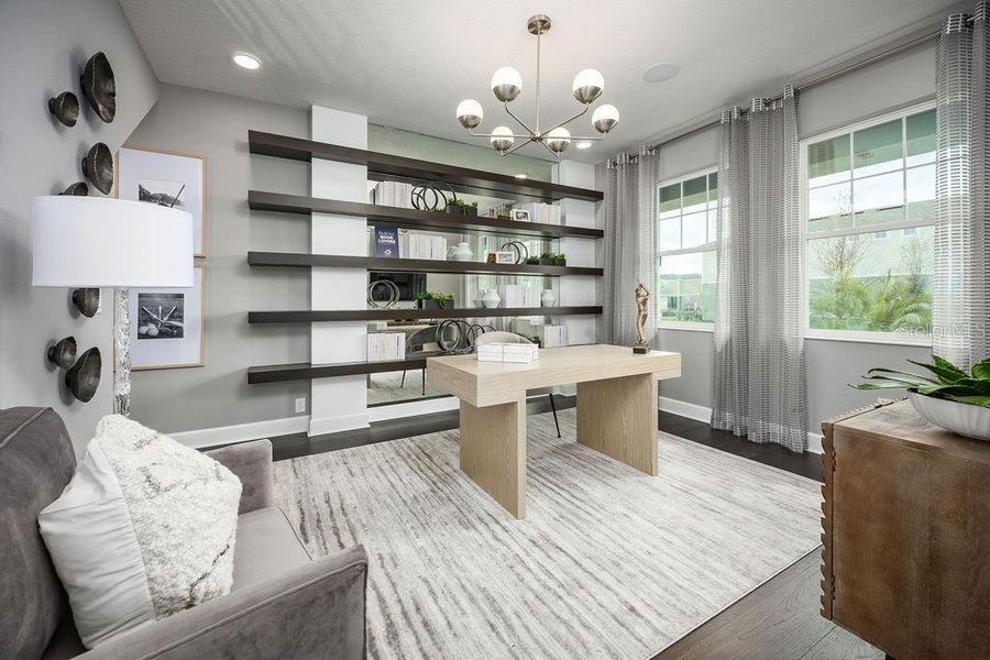 Furnished interior view inside a new home in Center Lake on the Park, St. Cloud (Image 7). Furnished interior view inside a new home in Center Lake on the Park, St. Cloud (Image 7).
