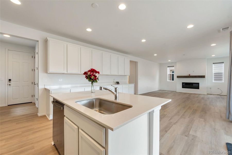 Gorgeous Kitchen has Ample Cabinetry and Counter Space!