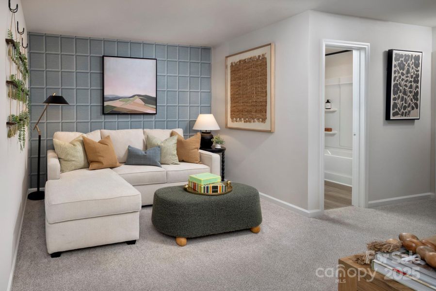 Furnished interior view inside a new home in Bailey Run, Charlotte (Image 9).