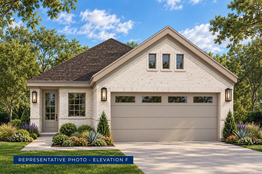 Representative exterior photo of a completed home built from the Wilson F by First Texas Homes in Oaklawn, Van Alstyne, TX (Image 8). Representative exterior photo of a completed home built from the Wilson F by First Texas Homes in Oaklawn, Van Alstyne, TX (Image 8).