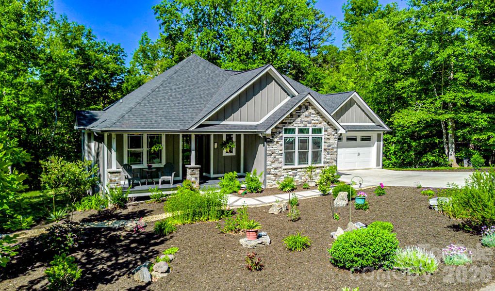 Front exterior of a new home in , Rutherfordton, NC, highlighting curb appeal (Image 23).