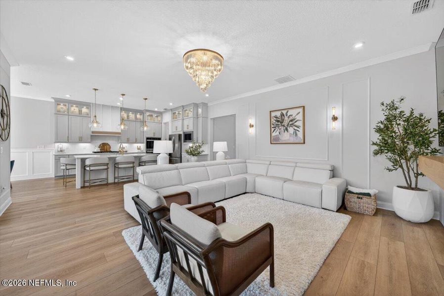 Furnished interior view inside a new home in , St. Johns (Image 49).