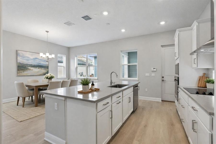 Furnished interior view inside a new home in Weslyn Park at Sunbridge, St. Cloud (Image 10).