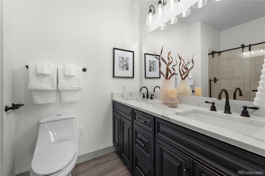 Furnished interior view inside a new home in , Parker (Image 24).