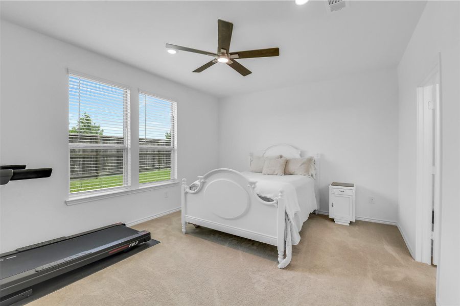 Furnished interior view inside a new home in Mavera, Conroe (Image 14).