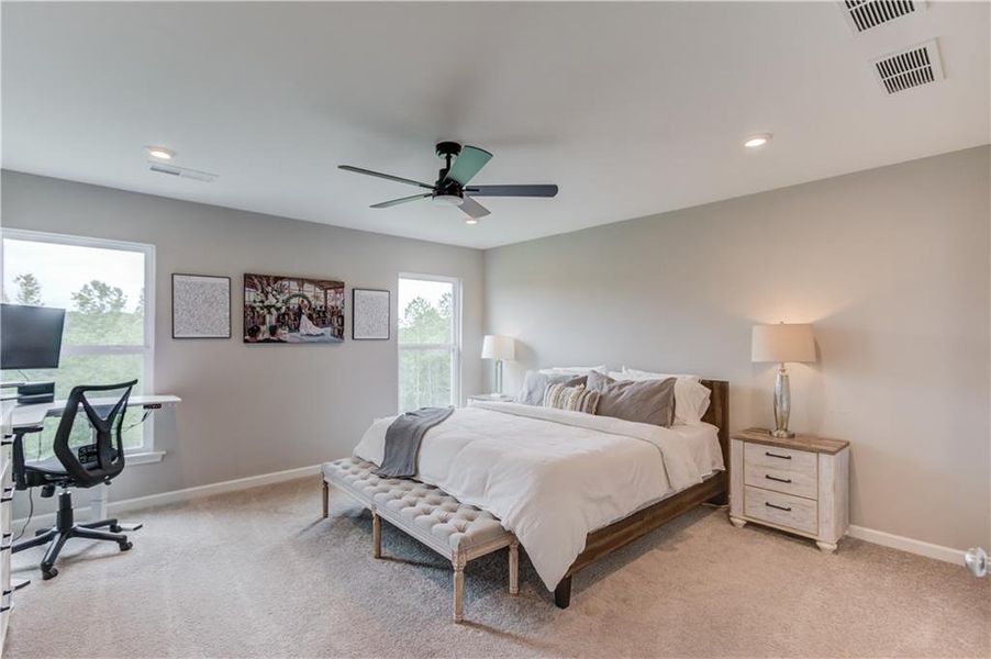 Furnished interior view inside a new home in Twin Lakes, Hoschton (Image 18).
