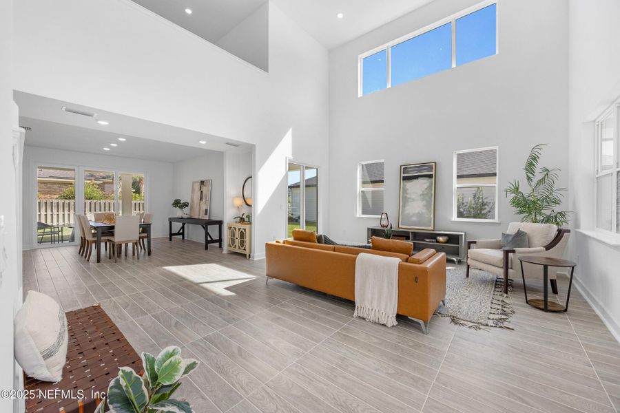 Furnished interior view inside a new home in , Jacksonville (Image 48). Furnished interior view inside a new home in , Jacksonville (Image 48).