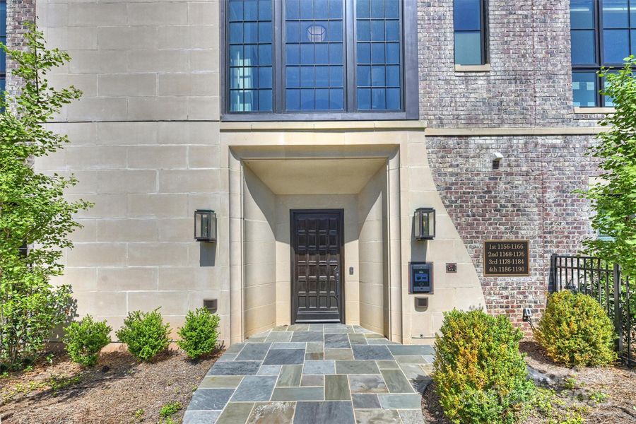 Exterior details and patio area of a home in , Charlotte (Image 1).