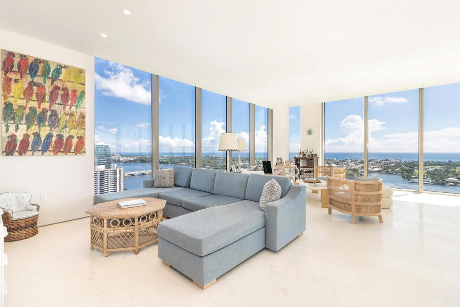 Furnished interior view inside a new home in , West Palm Beach (Image 25).