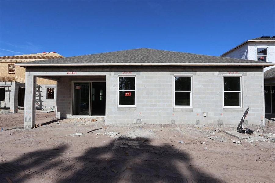 In-progress construction of a new home in Eden at Crossprairie, St. Cloud, FL (Image 20).