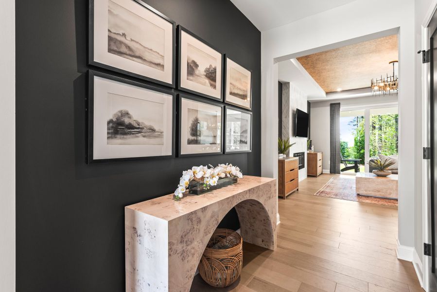 Representative furnished interior of a home built from the Maxwell by Fischer Homes in Easton Park, Dallas (Image 10).