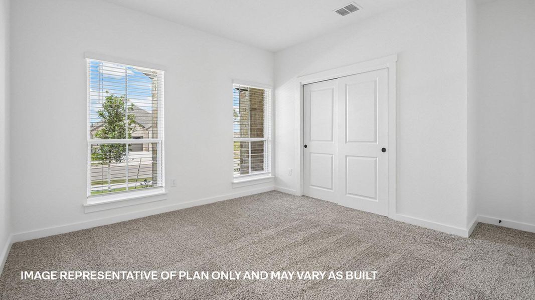 Spacious, unfurnished interior of a new home in Rosenbusch Ranch, Leander (Image 26). Spacious, unfurnished interior of a new home in Rosenbusch Ranch, Leander (Image 26).