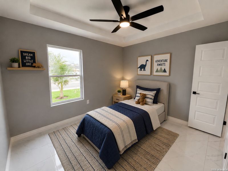 Furnished interior view inside a new home in , Laredo (Image 8).