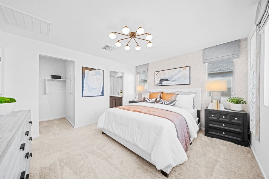 Representative furnished interior of a home built from the Pinnacle by Risewell Homes in Wildera – Crest Series, San Tan Valley (Image 6).