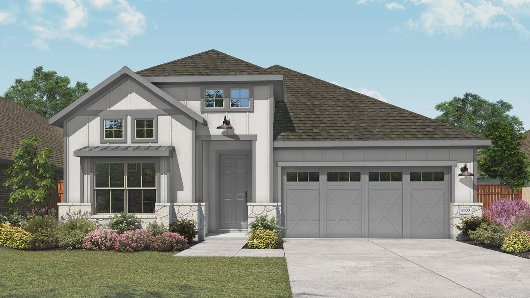 Modern single-family home design in residential architecture