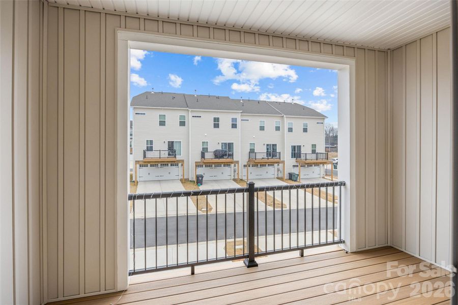 Exterior details and patio area of a home in , Huntersville (Image 4).
