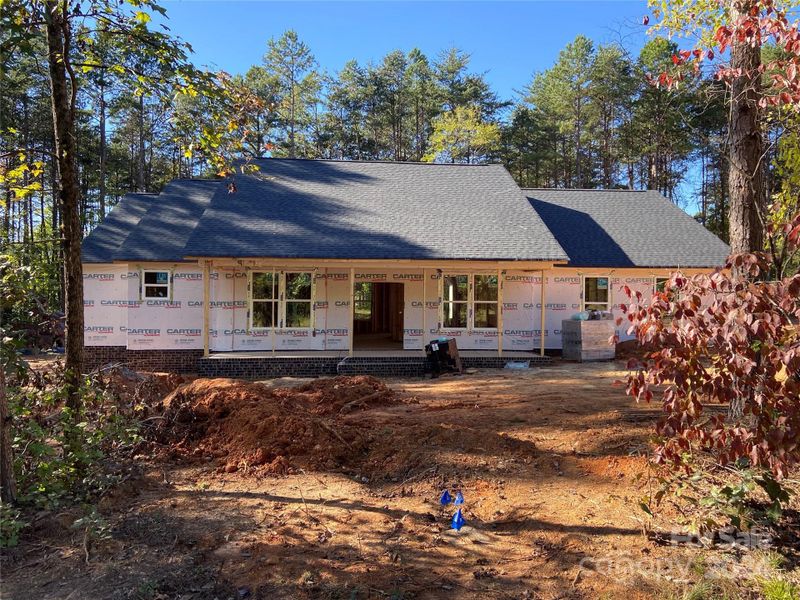 3-D Rendering of home being built.