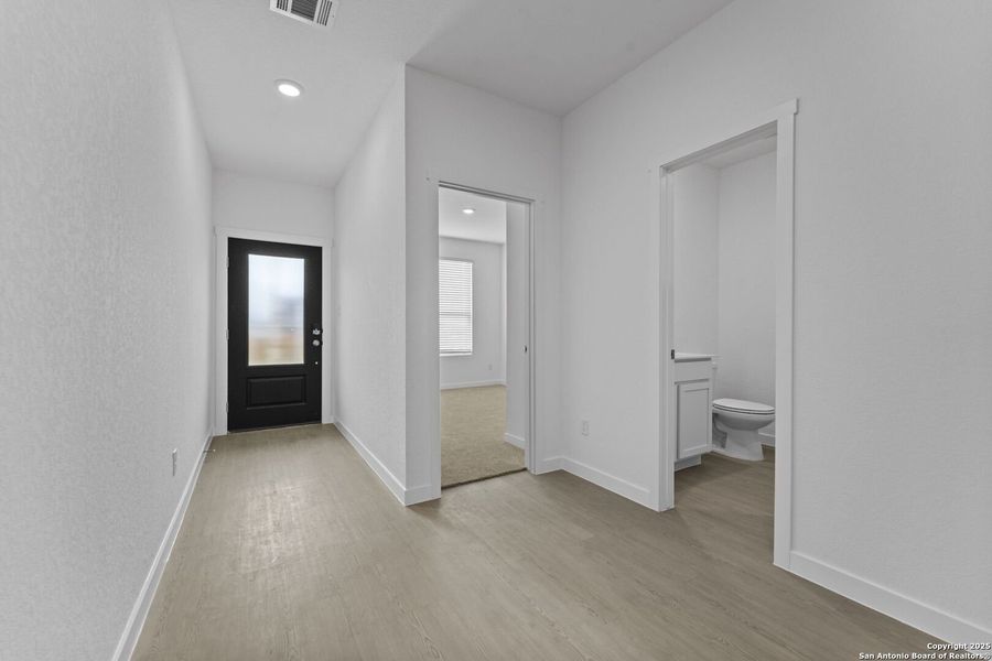 Spacious, unfurnished interior of a new home in Hidden Trails: Coastline Collection, Bulverde (Image 12). Spacious, unfurnished interior of a new home in Hidden Trails: Coastline Collection, Bulverde (Image 12).