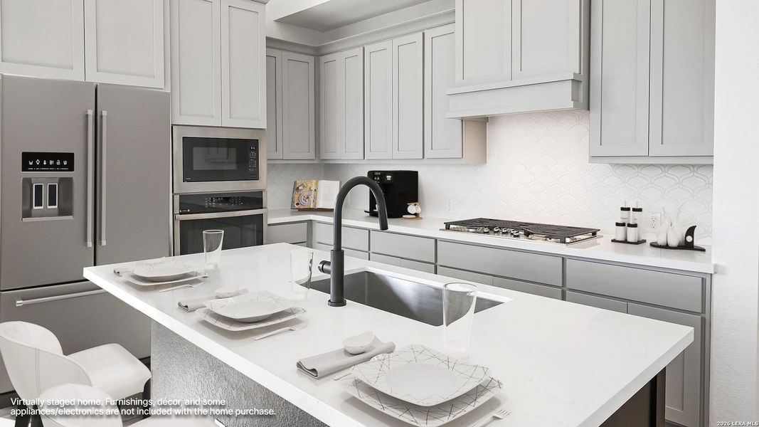 Furnished interior view inside a new home in Legacy at Lake Dunlap, New Braunfels (Image 9).