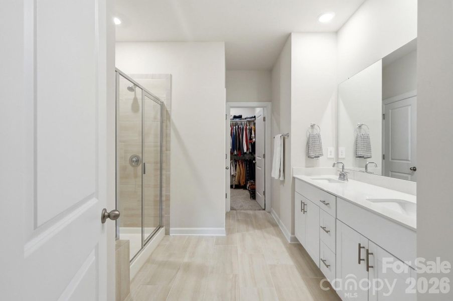 Furnished interior view inside a new home in , Charlotte (Image 34).