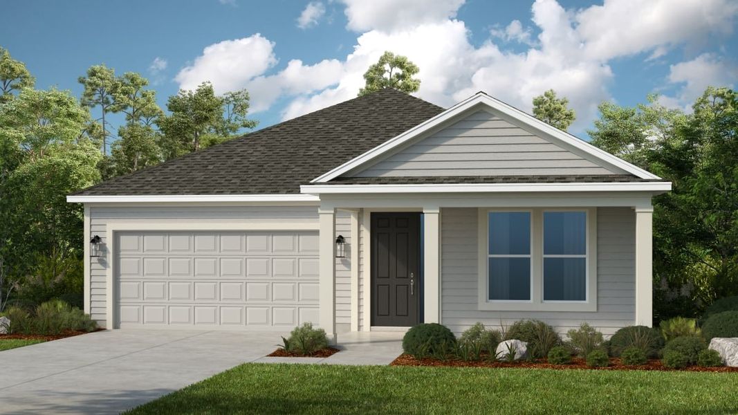 Representative exterior photo of a completed home built from the Carlsbad by Taylor Morrison in Colbert Landings, Palm Coast, FL (Image 11). Representative exterior photo of a completed home built from the Carlsbad by Taylor Morrison in Colbert Landings, Palm Coast, FL (Image 11).