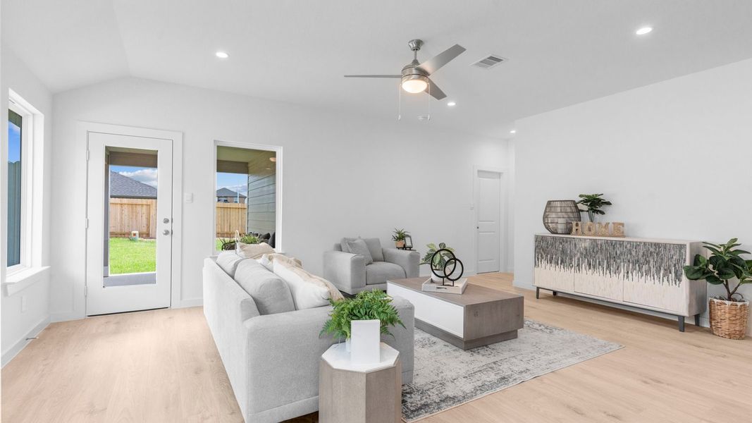 Furnished interior view inside a new home in Emberly, Beasley (Image 23).