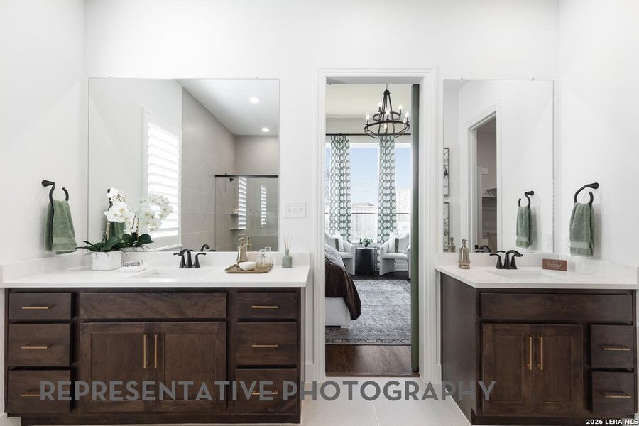 Furnished interior view inside a new home in Davis Ranch, San Antonio (Image 5).