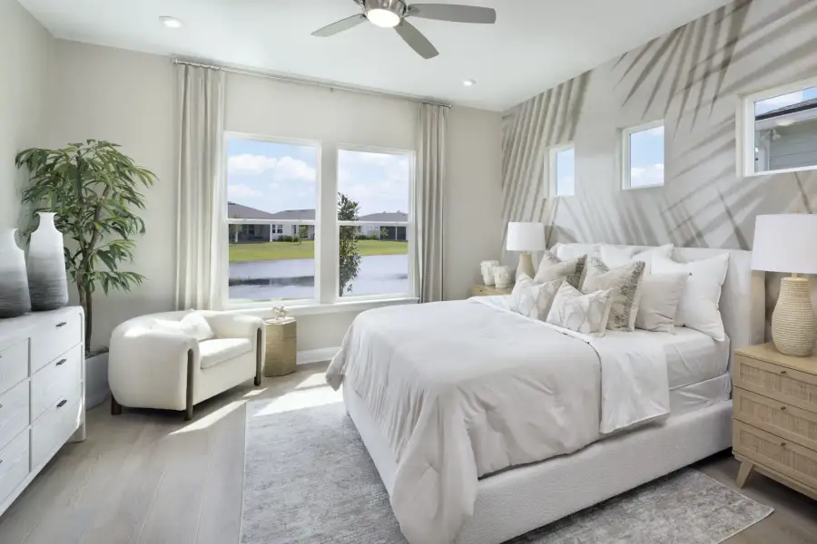 Furnished interior view inside a new home in RiverTown, St. Johns (Image 10). Furnished interior view inside a new home in RiverTown, St. Johns (Image 10).