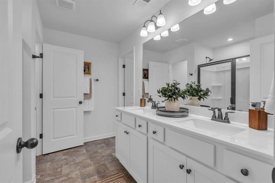 Furnished interior view inside a new home in Park Center Pointe, Austell (Image 9).