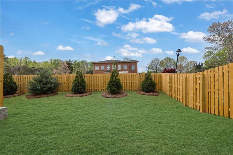 Exterior details and patio area of a home in , Ball Ground (Image 22).