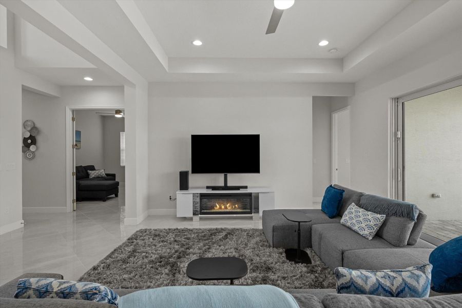 Furnished interior view inside a new home in , The Acreage (Image 35).