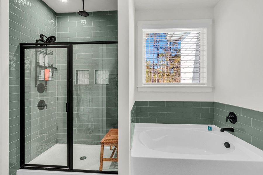 Furnished interior view inside a new home in , Ravenel (Image 41).