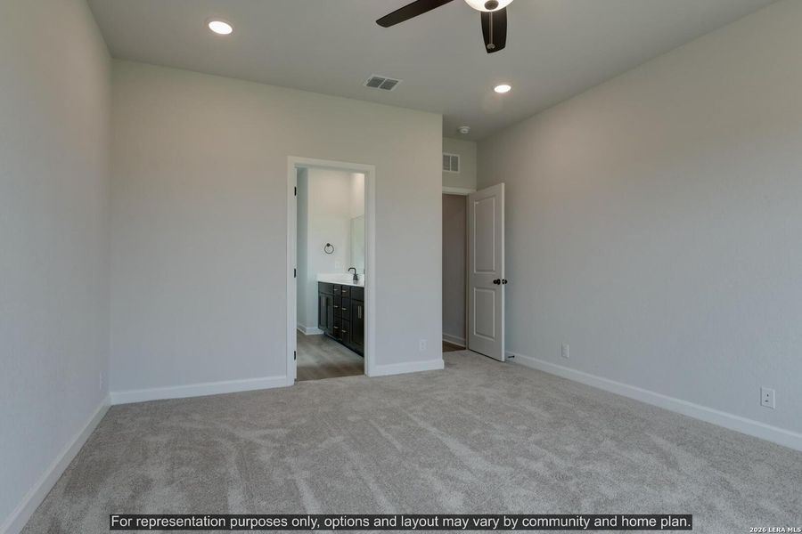 Spacious, unfurnished interior of a new home in The Wilder, Adkins (Image 14).