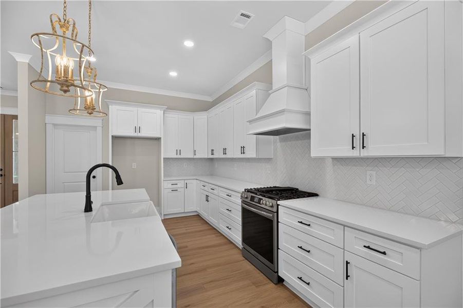 Furnished interior view inside a new home in , Buchanan (Image 11).