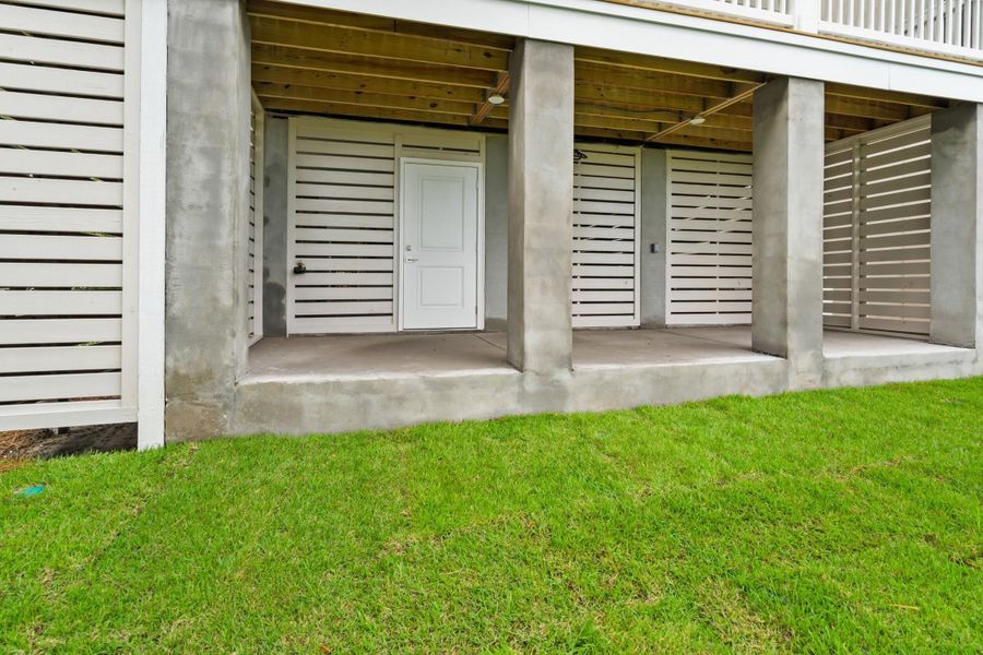 Exterior details and patio area of a home in , Beaufort (Image 15). Exterior details and patio area of a home in , Beaufort (Image 15).