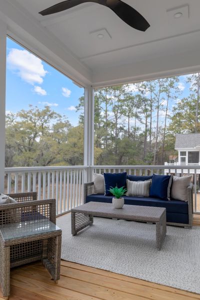 Exterior details and patio area of a home in , Johns Island (Image 40).