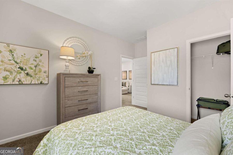 Furnished interior view inside a new home in Trellis Park, Hampton (Image 23). Furnished interior view inside a new home in Trellis Park, Hampton (Image 23).