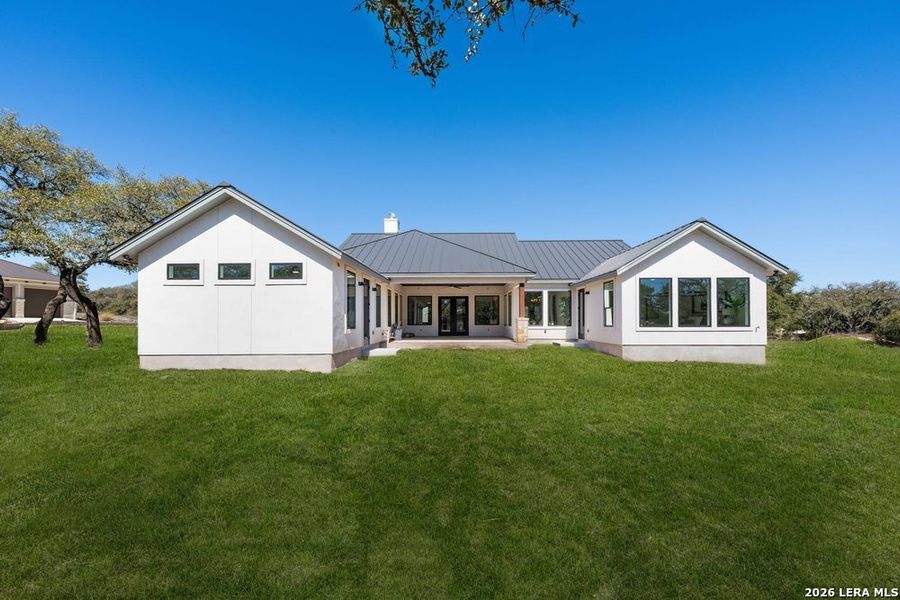 Exterior details and patio area of a home in , Bulverde (Image 32).