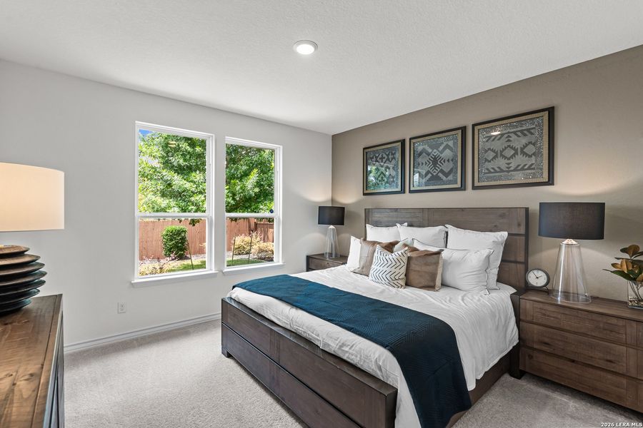 Furnished interior view inside a new home in Davis Ranch, San Antonio (Image 25).